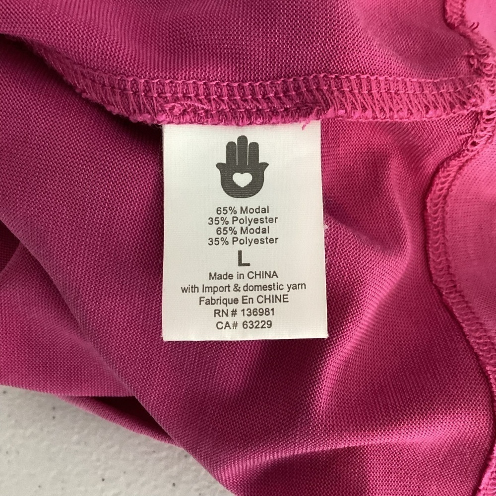 Spiritual Gangster Racerback Tank Top Pink Modal Blend Large - Picture 7 of 7